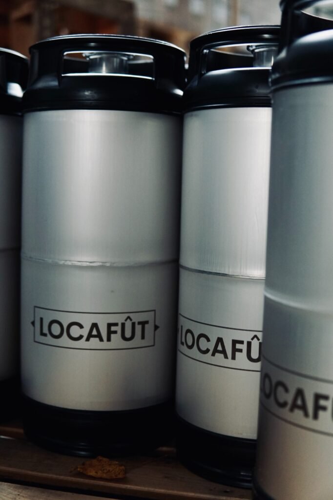 Fûts LocaFut en acier inoxydable